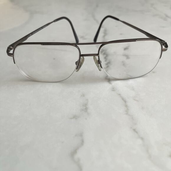 Marchon Flex Titanium Bronze Color Reading Glasses Frame, lightweight - Picture 7 of 8